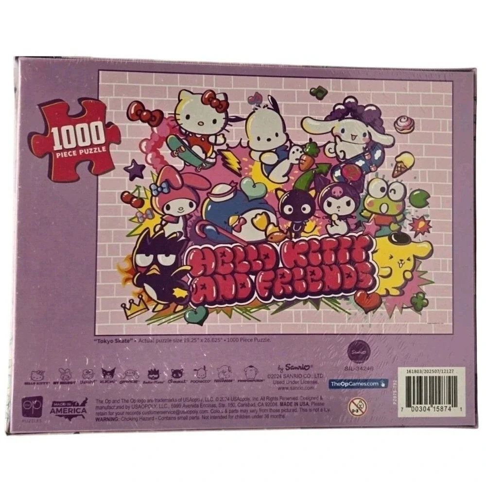 Sanrio Hello Kitty and‎ Friends 1000 Piece Puzzle New Sealed